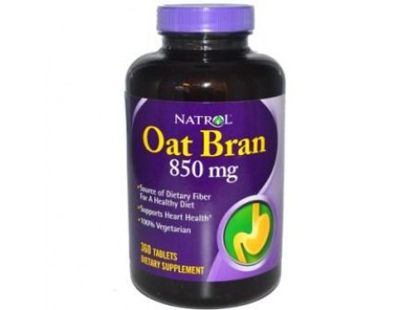 Oat Bran 850 mg. 360 tablets